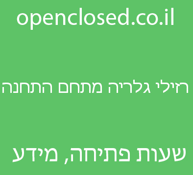 רזילי גלריה מתחם התחנה