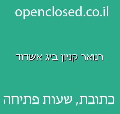 רנואר קניון ביג אשדוד