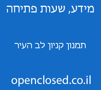 תמנון קניון לב העיר