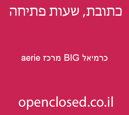 aerie מרכז BIG כרמיאל