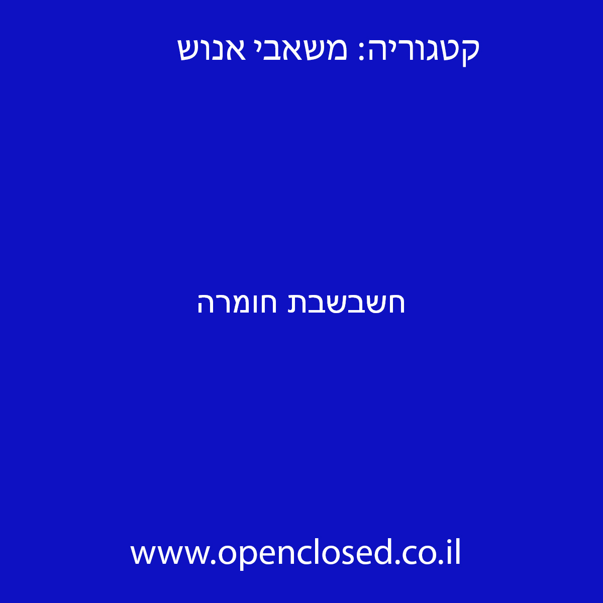 חשבשבת חומרה