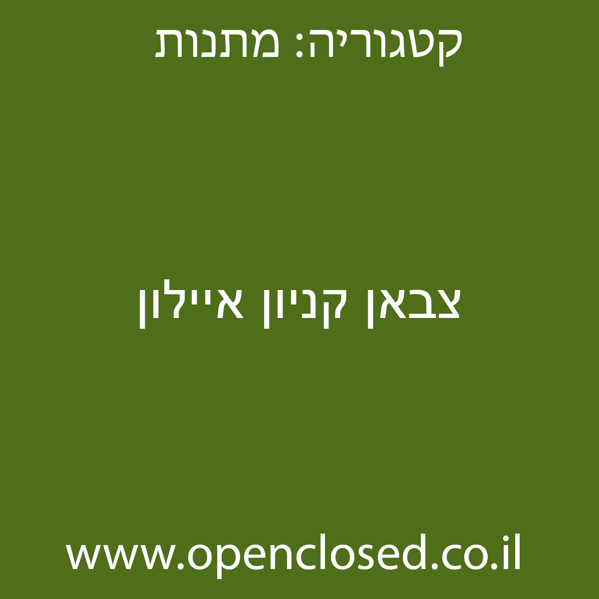 צבאן קניון איילון