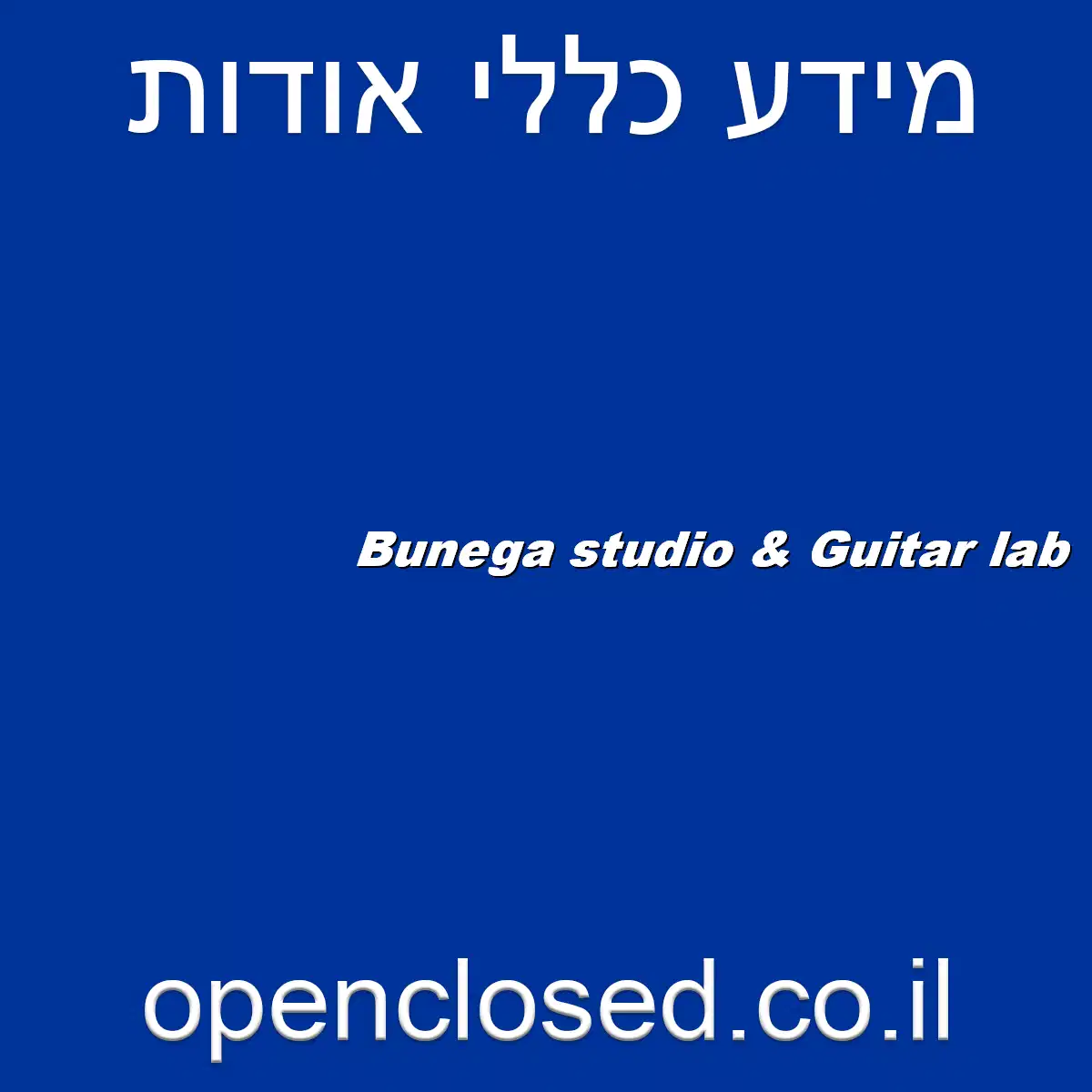Bunega studio & Guitar lab