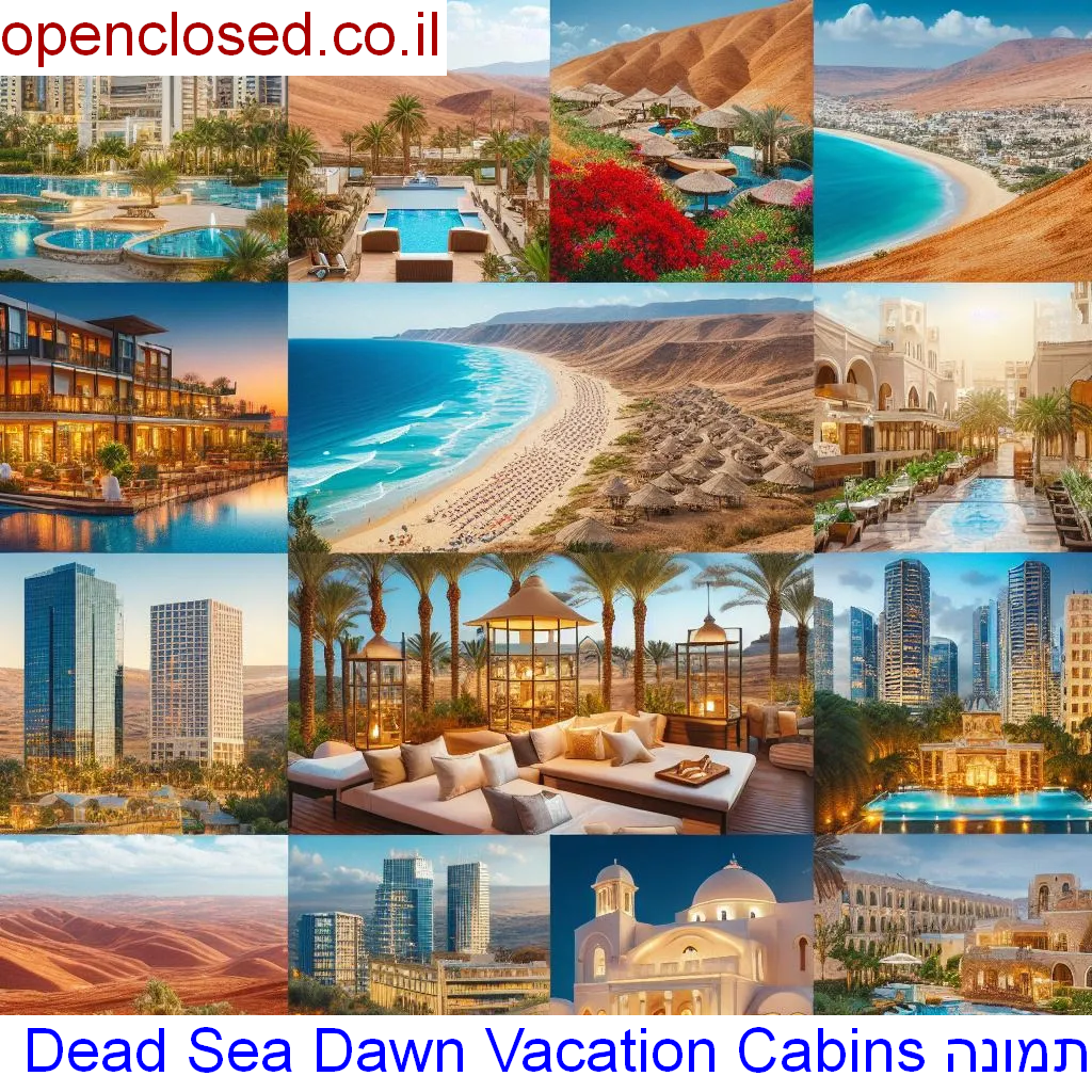 Dead Sea Dawn Vacation Cabins
