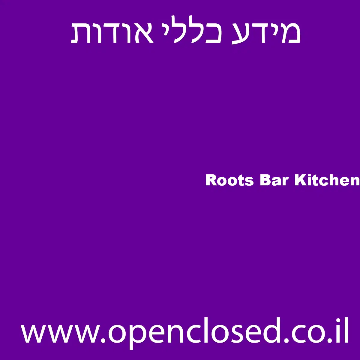 Roots Bar Kitchen