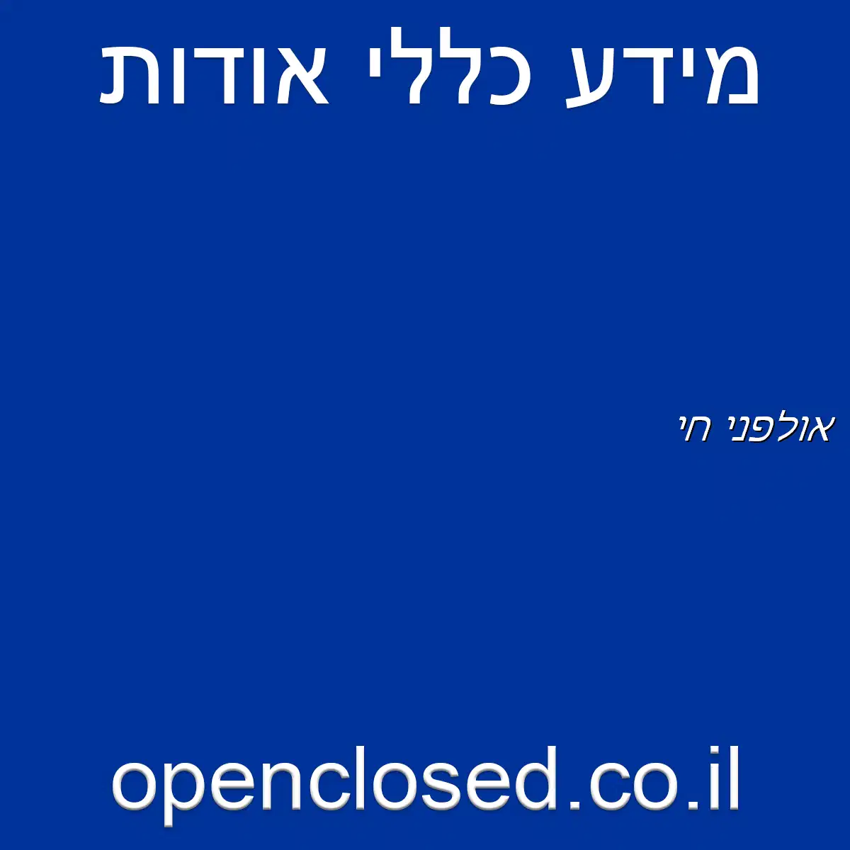 אולפני חי