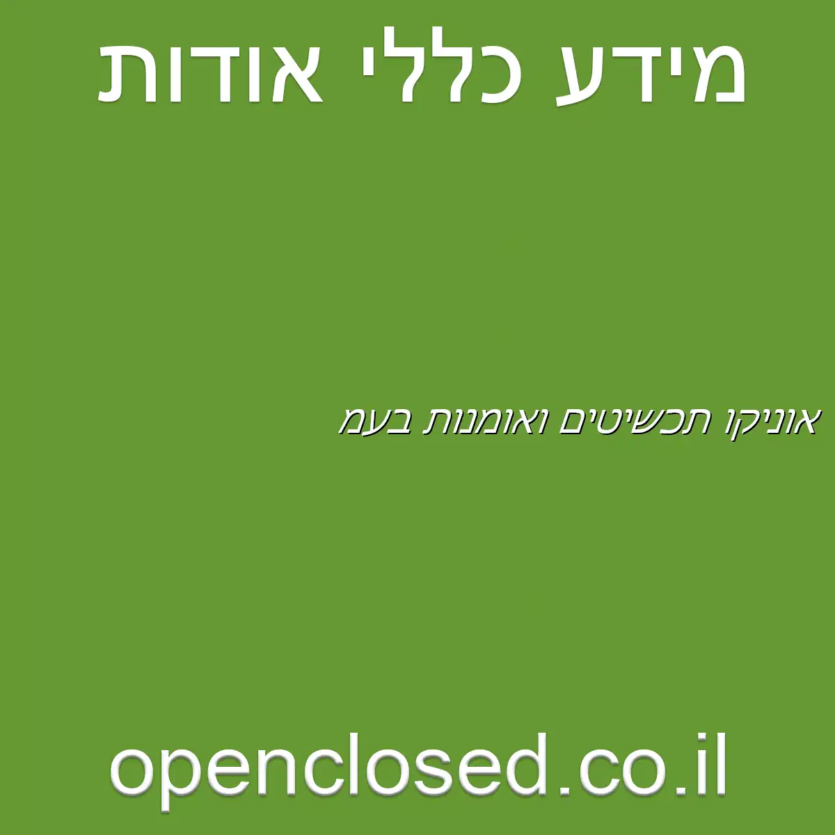 אוניקו תכשיטים ואומנות בע”מ