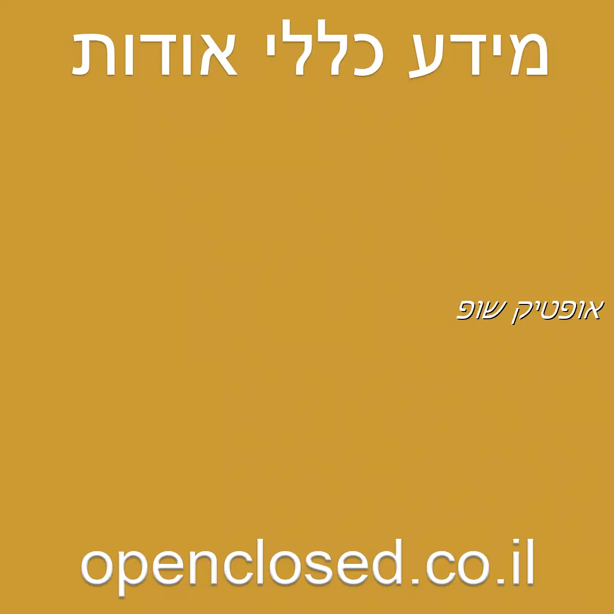 אופטיק שופ