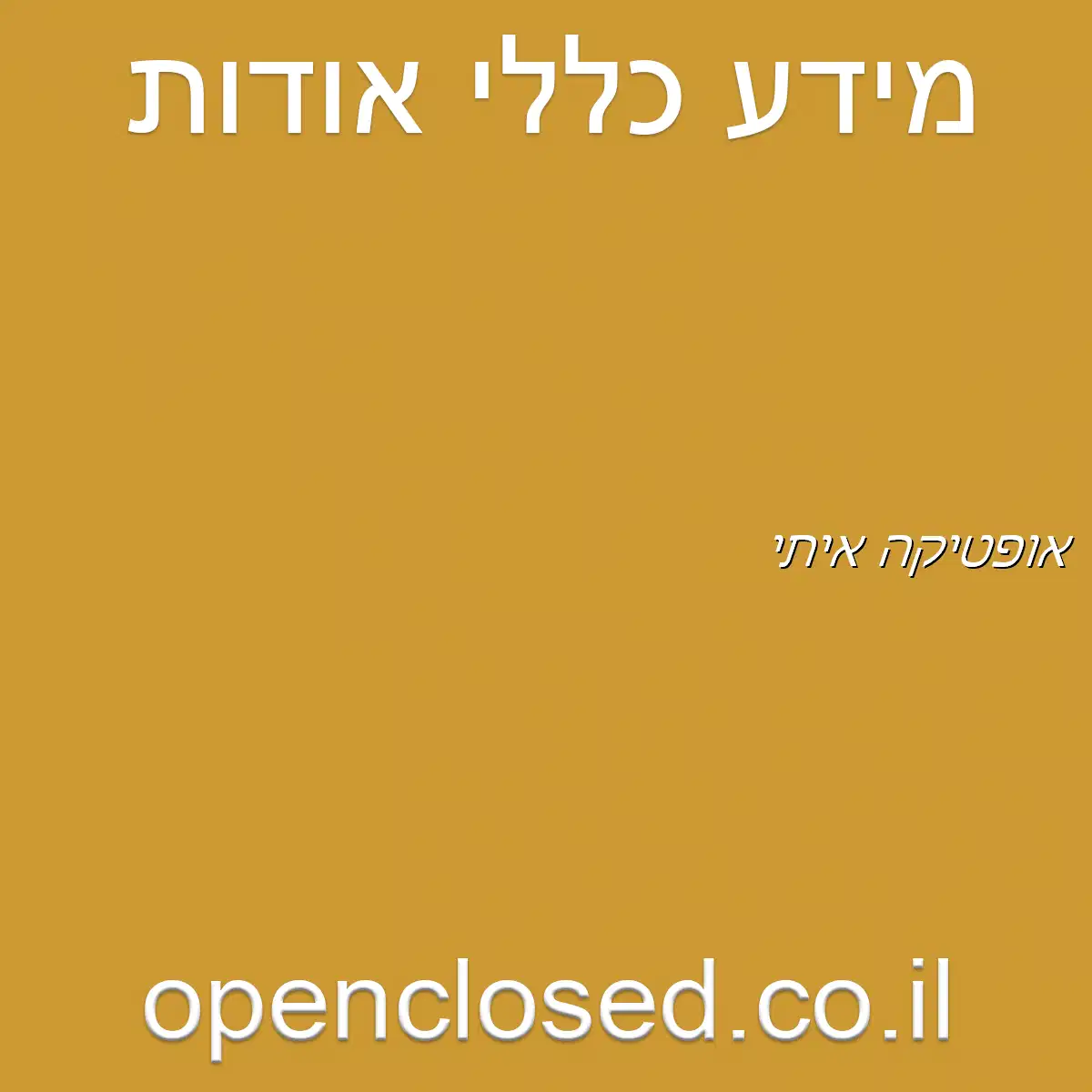 אופטיקה איתי