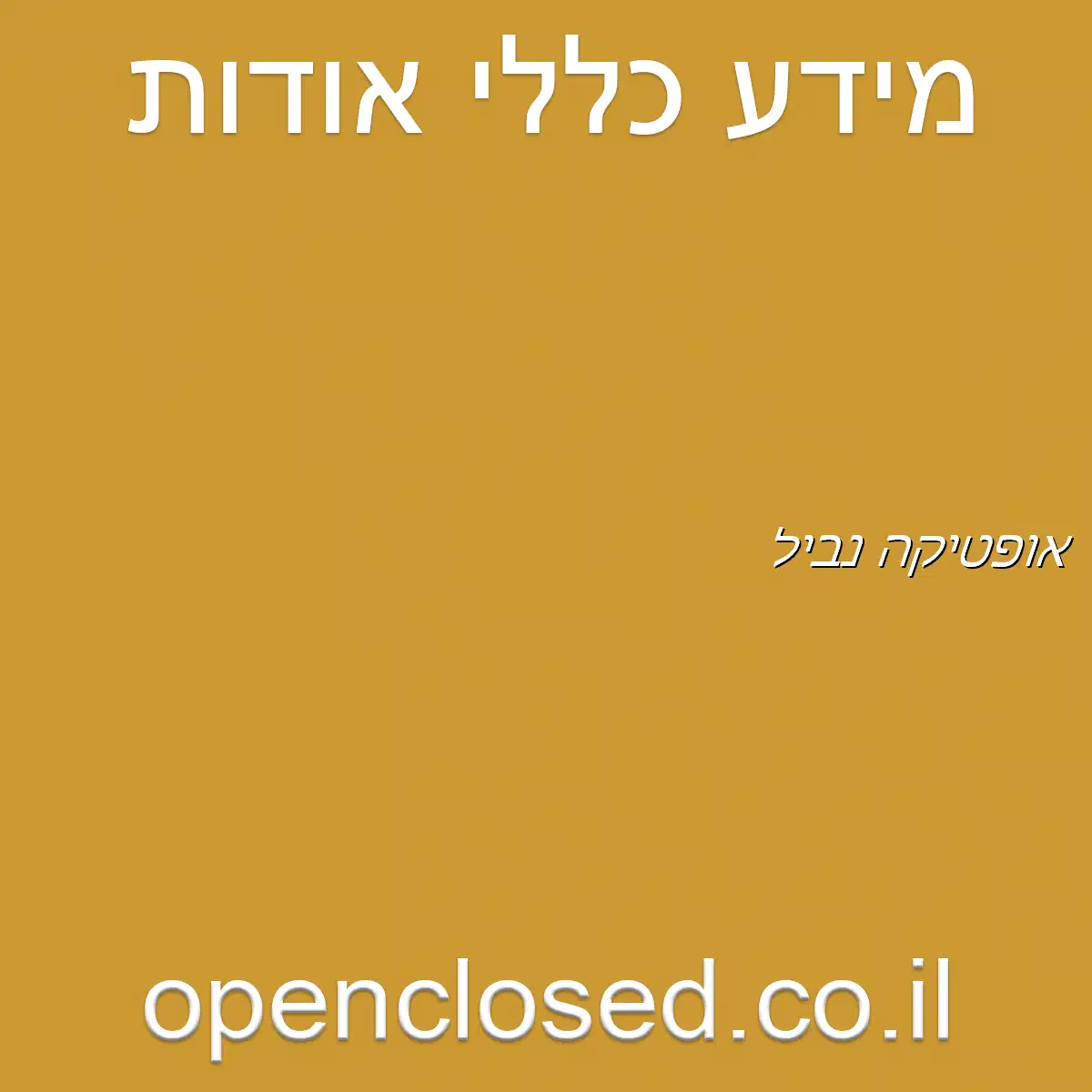 אופטיקה נביל