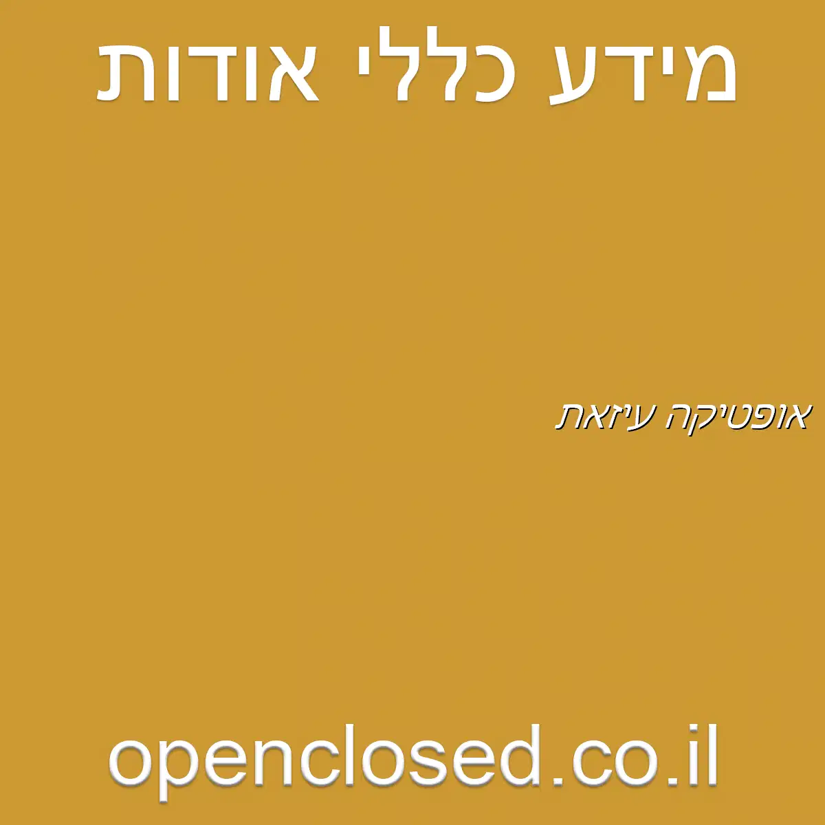 אופטיקה עיזאת