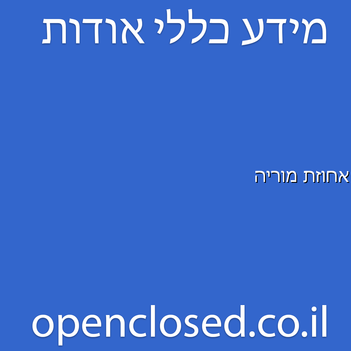 אחוזת מוריה שפרעם