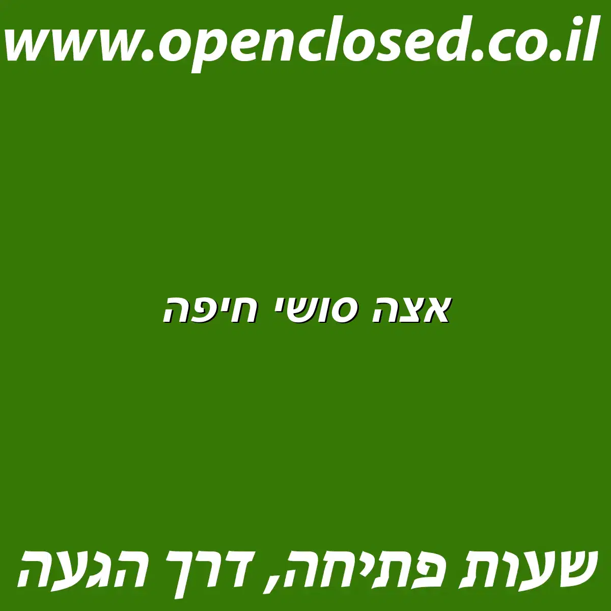 אצה סושי חיפה