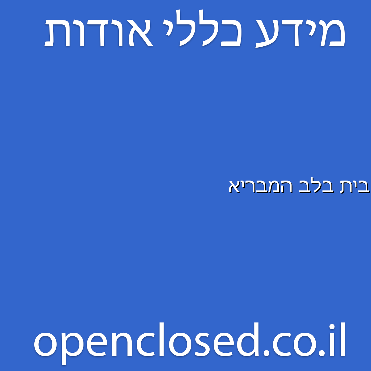 בית בלב המבריא