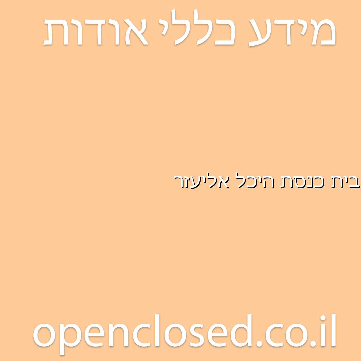 בית כנסת היכל אליעזר חיפה