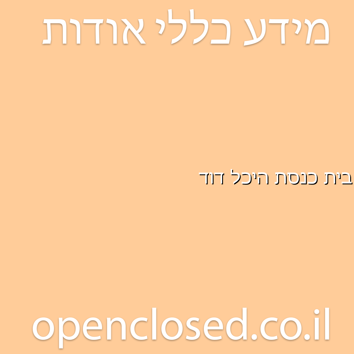 בית כנסת היכל דוד תל אביב