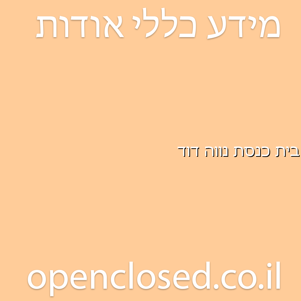 בית כנסת נווה דוד דימונה