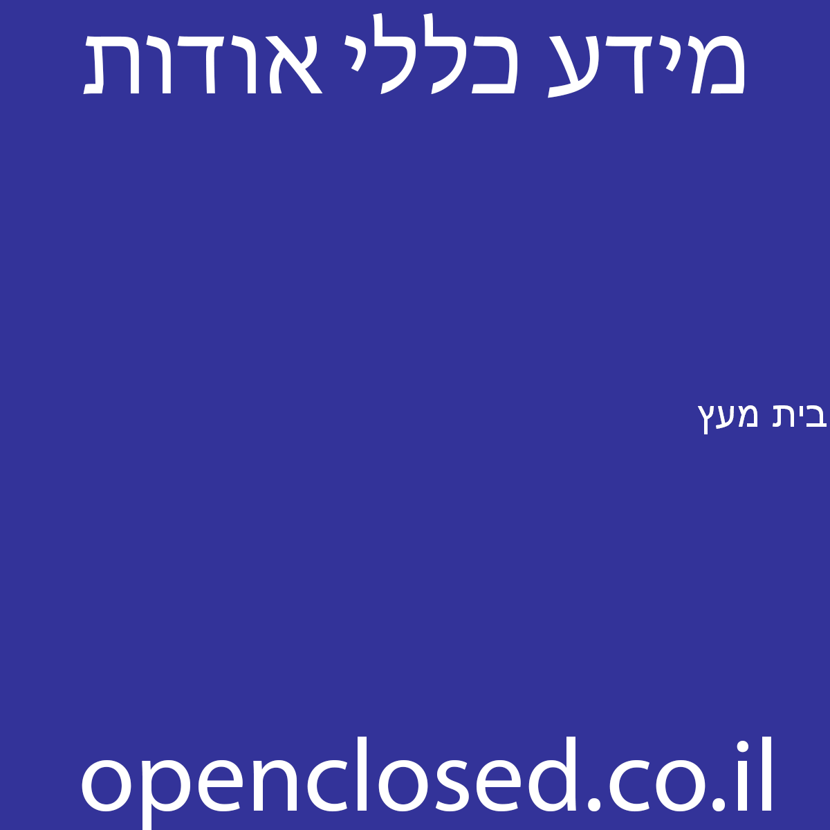 בית מעץ