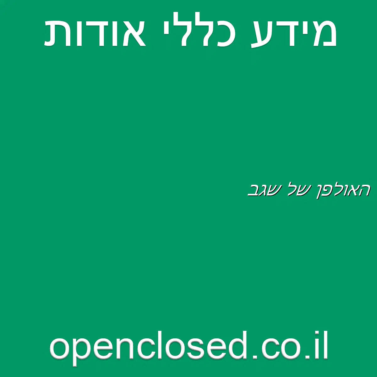 האולפן של שגב