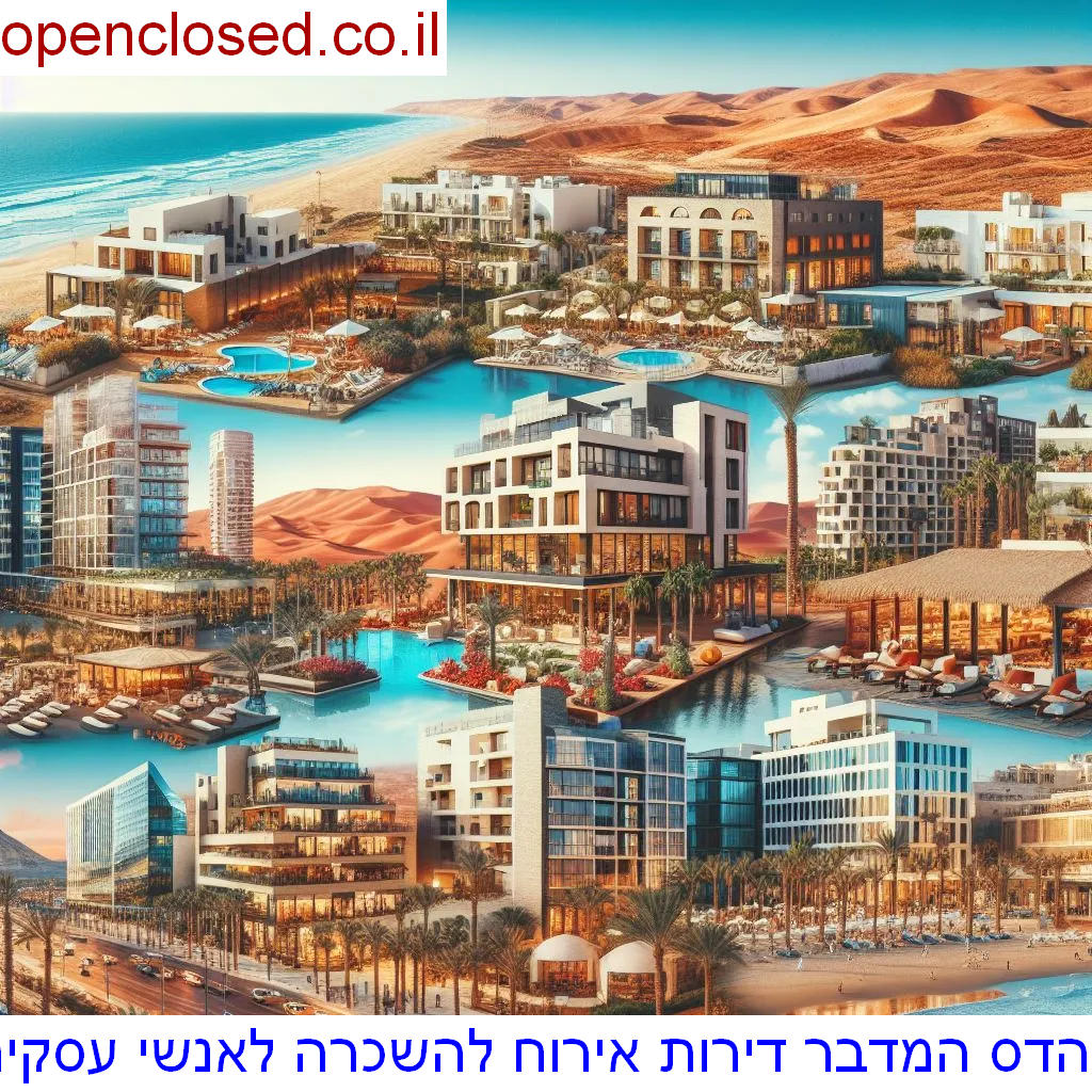 הדס המדבר דירות אירוח להשכרה לאנשי עסקים ופרטיים