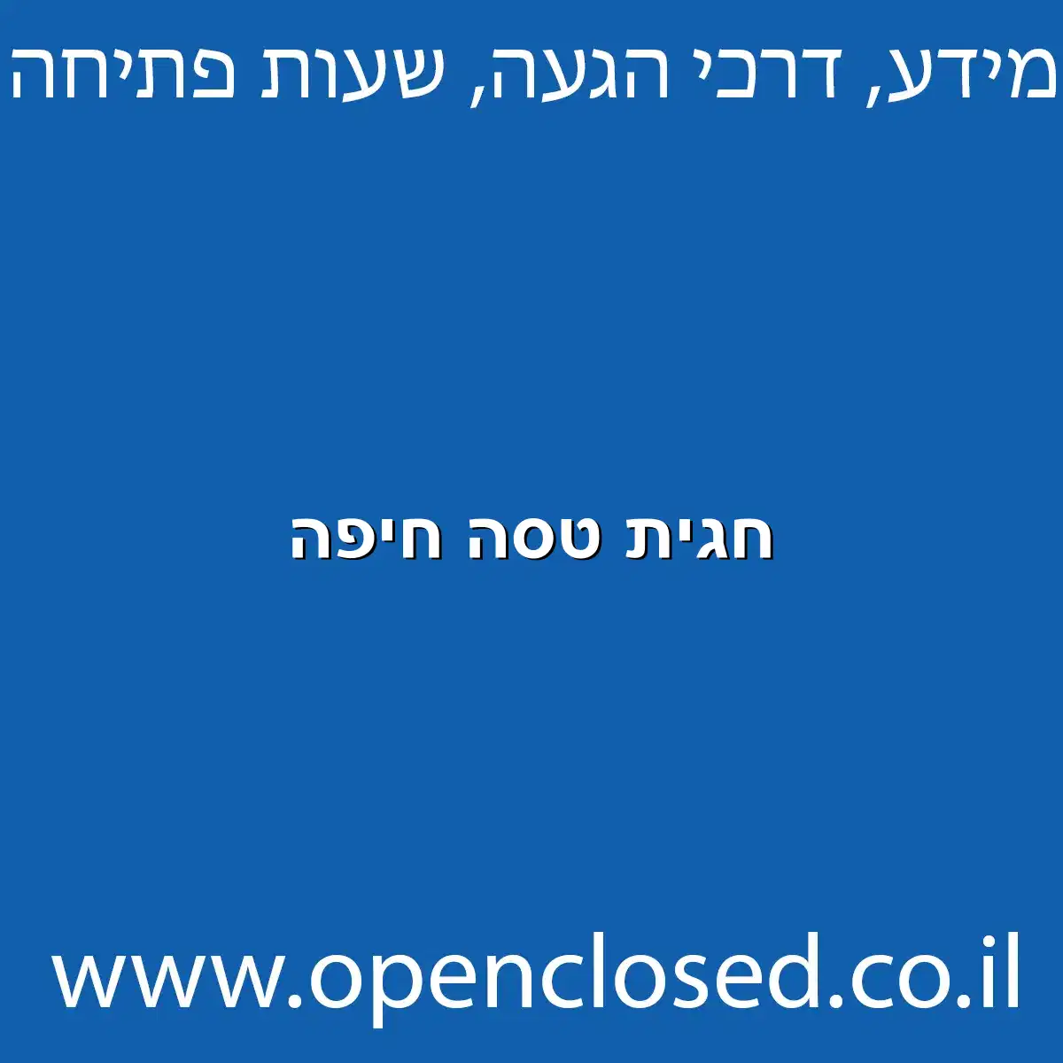 חגית טסה חיפה