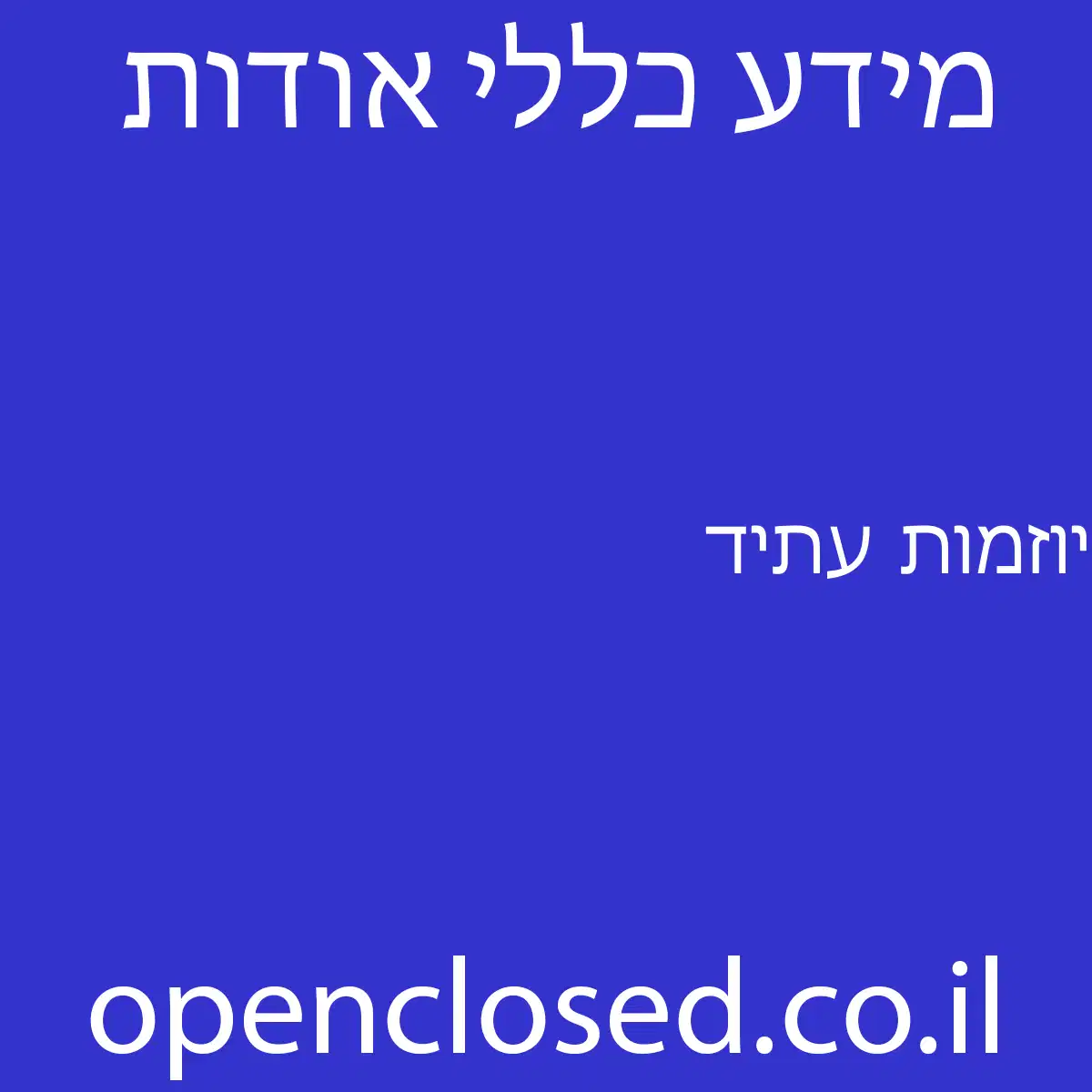 יוזמות עתיד