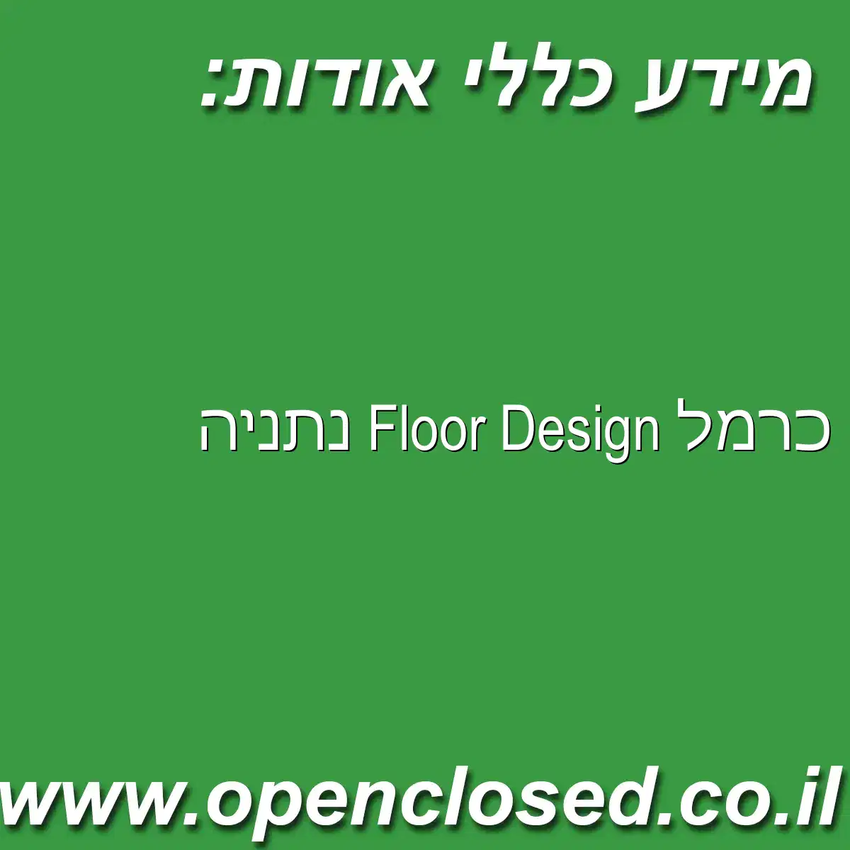 כרמל Floor Design נתניה