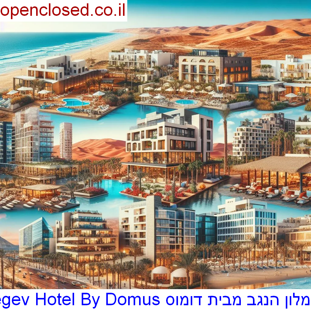 מלון הנגב מבית דומוס The Negev Hotel By Domus