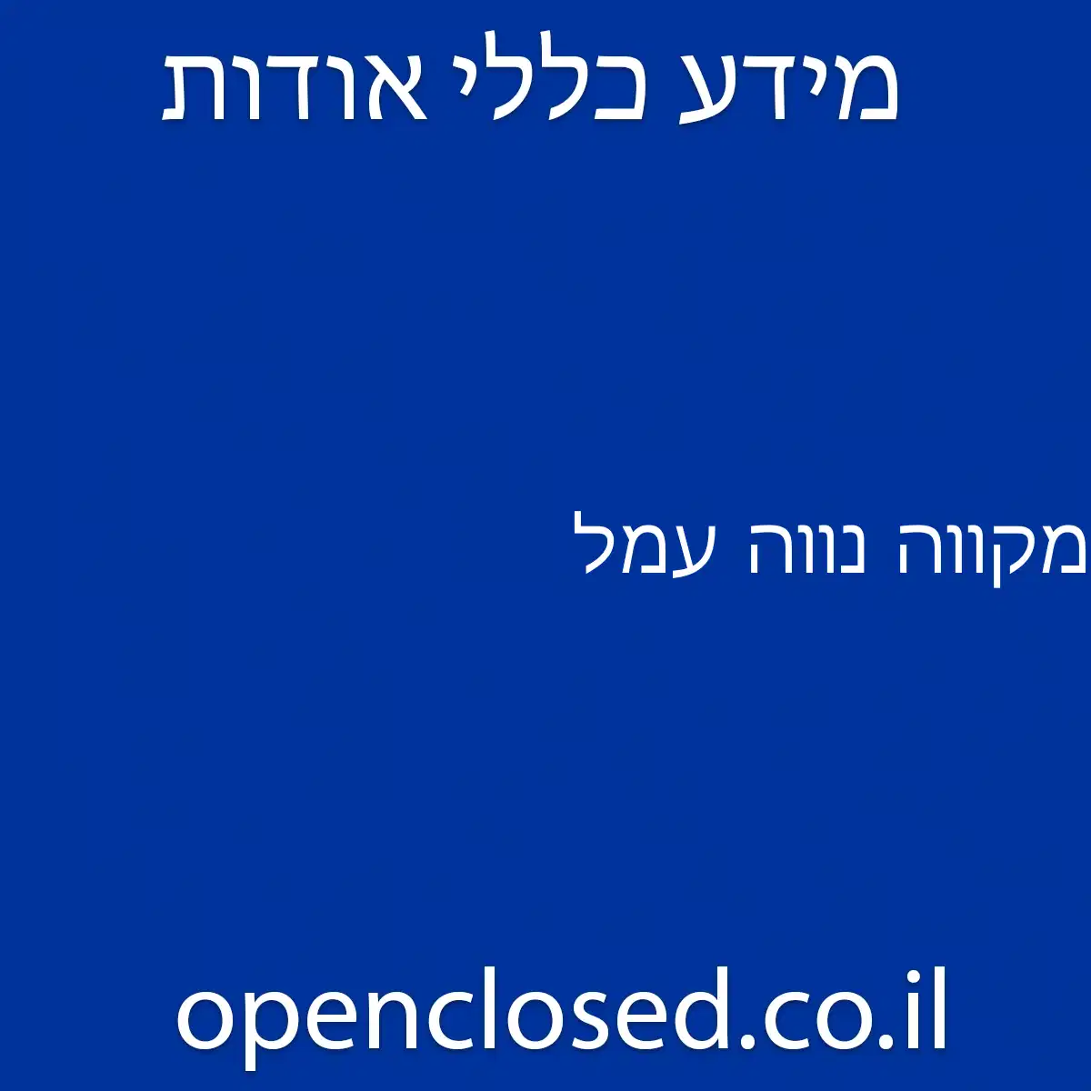 מקווה נווה עמל