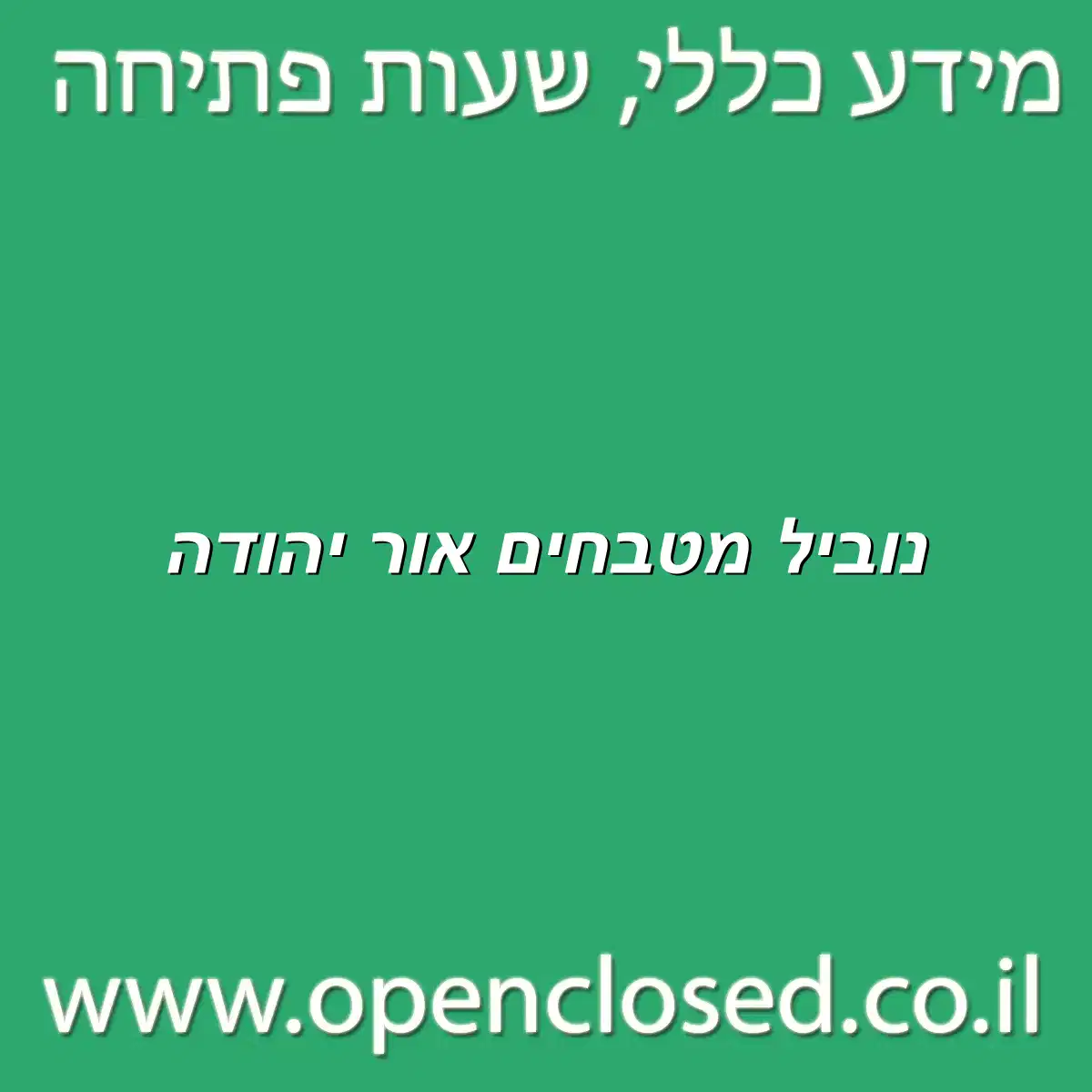 נוביל מטבחים אור יהודה