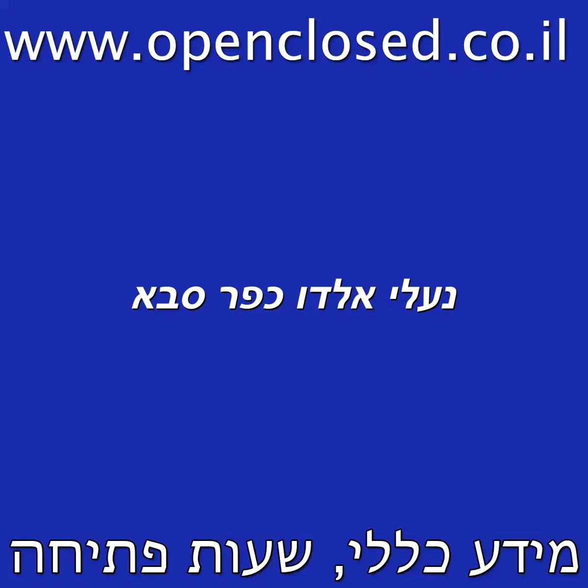 נעלי אלדו כפר סבא