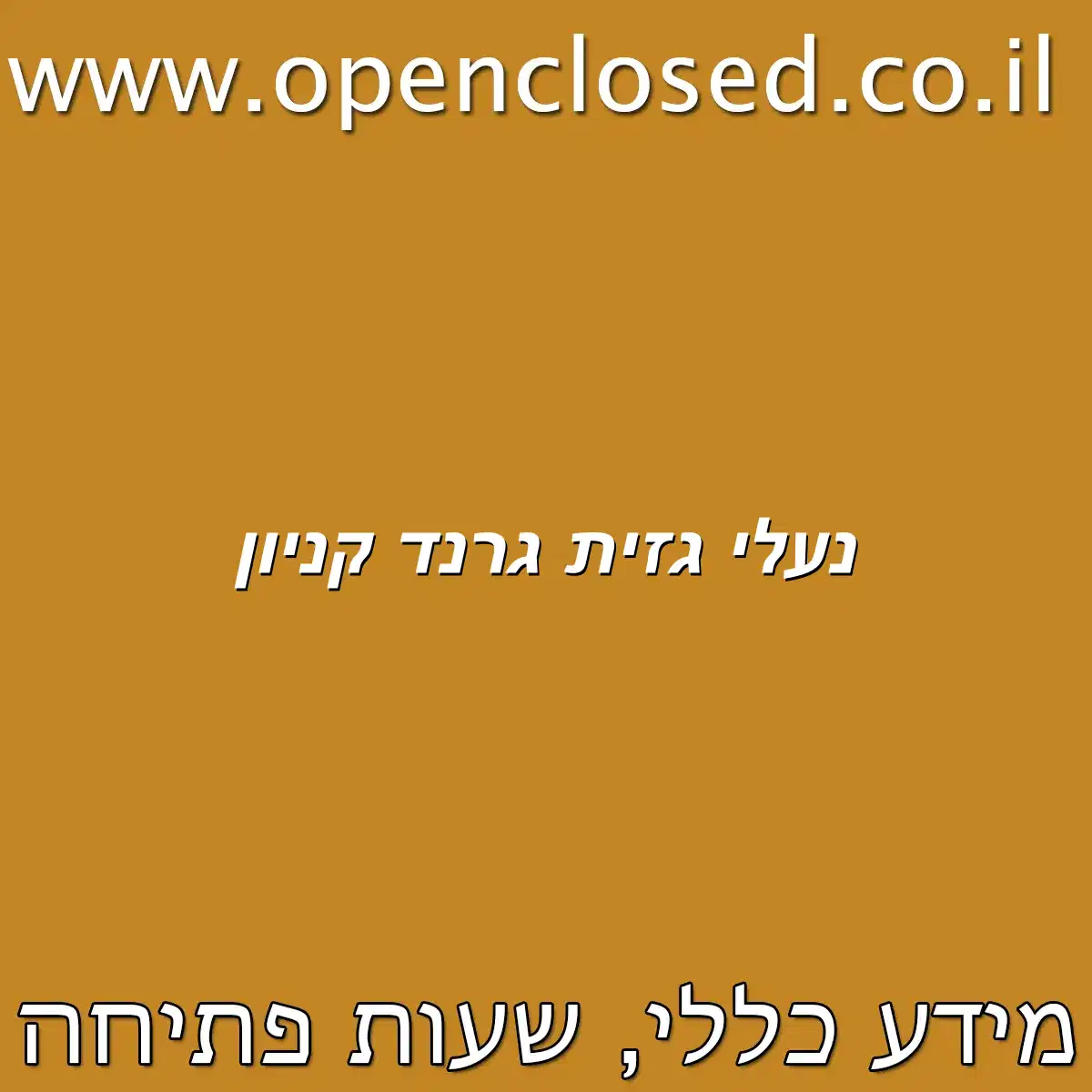 נעלי גזית גרנד קניון