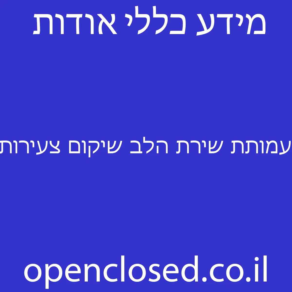 עמותת שירת הלב שיקום צעירות בסיכון