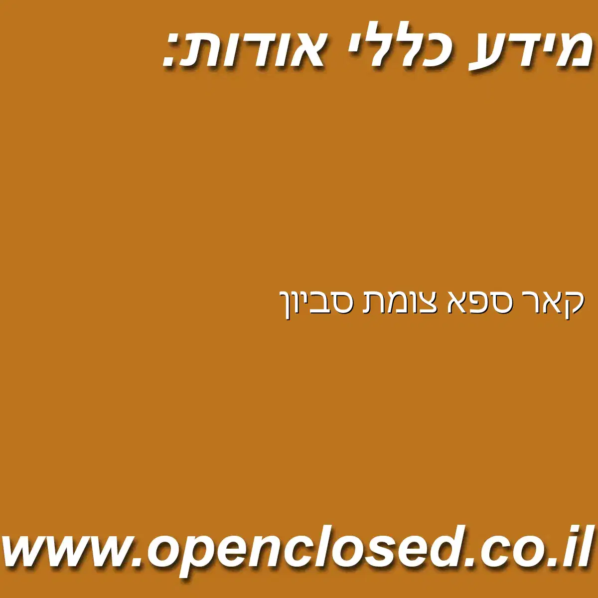 קאר ספא צומת סביון