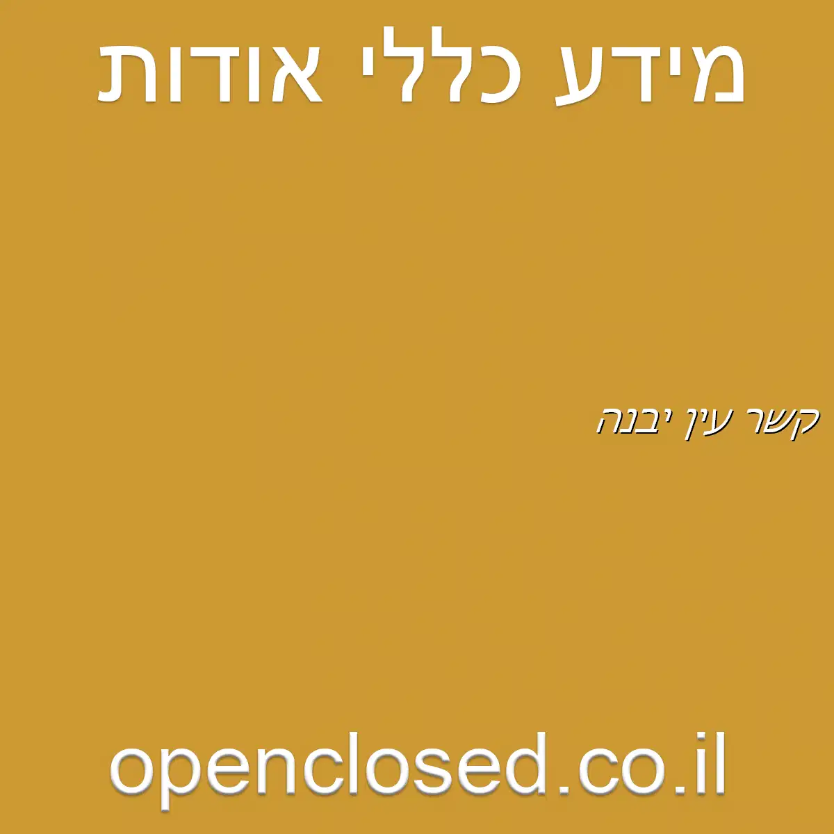 קשר עין יבנה