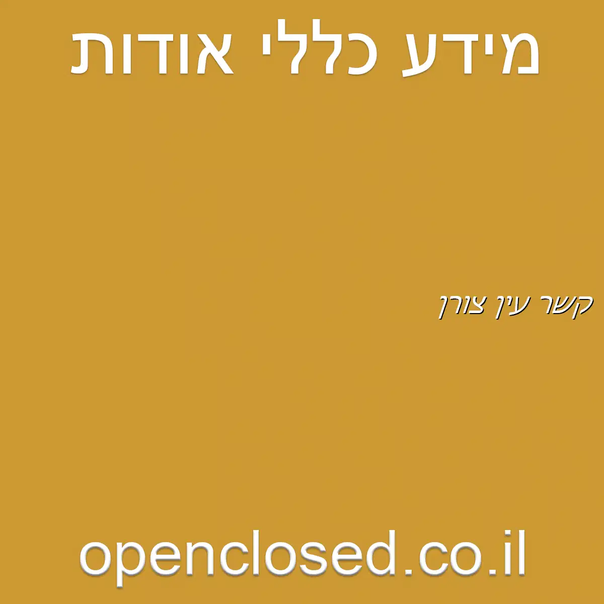 קשר עין צורן