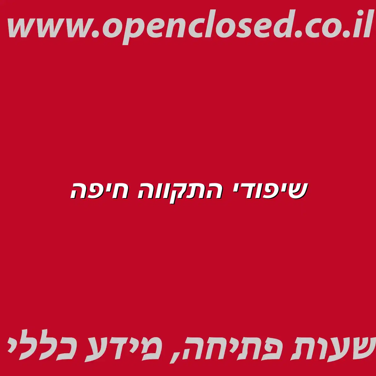 שיפודי התקווה חיפה
